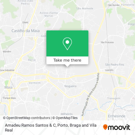 Amadeu Ramos Santos & C map