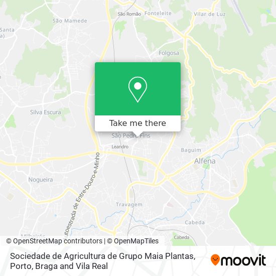 Sociedade de Agricultura de Grupo Maia Plantas map