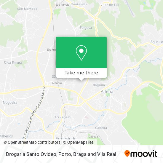 Drogaria Santo Ovideo mapa