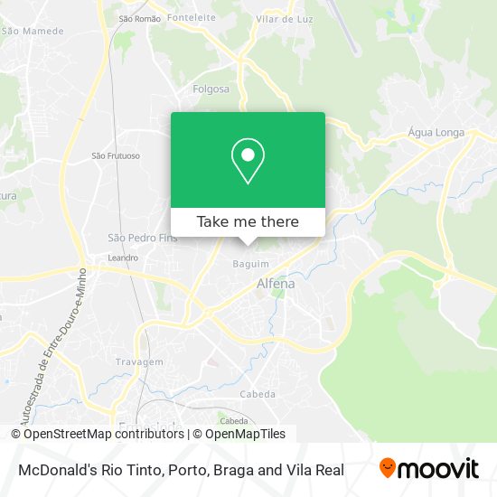 McDonald's Rio Tinto map