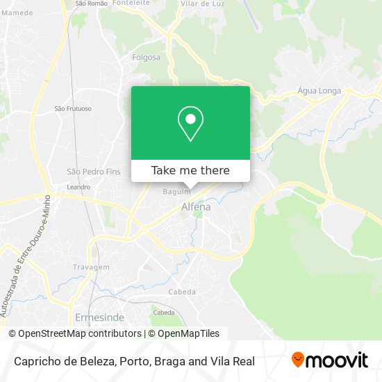 Capricho de Beleza map