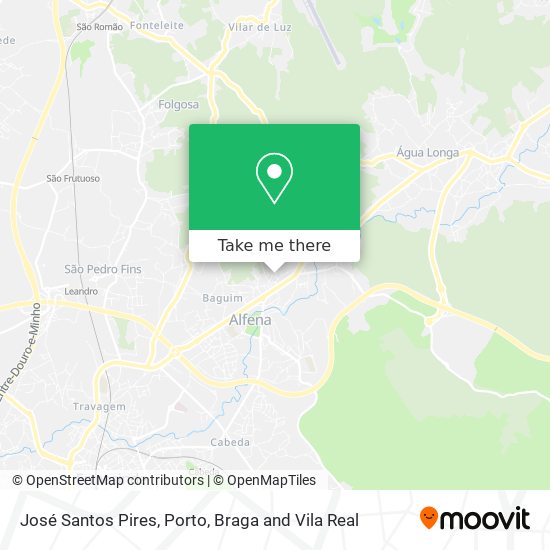 José Santos Pires map