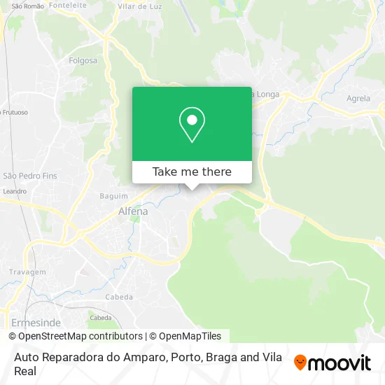 Auto Reparadora do Amparo map