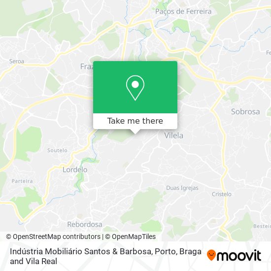 Indústria Mobiliário Santos & Barbosa map