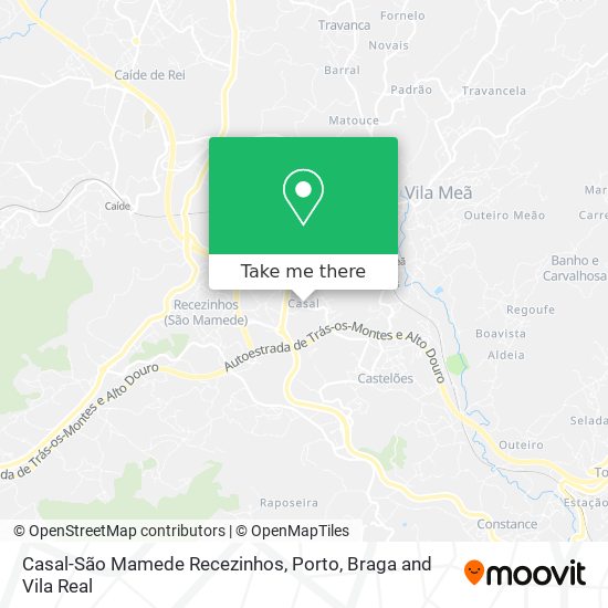 Casal-São Mamede Recezinhos mapa