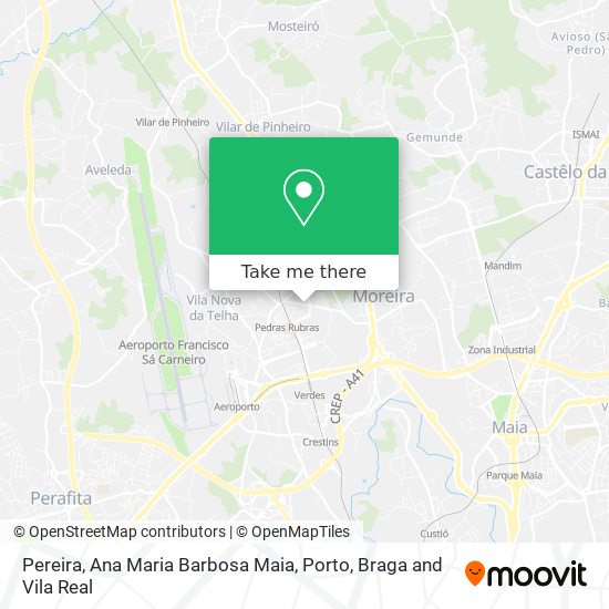 Pereira, Ana Maria Barbosa Maia map