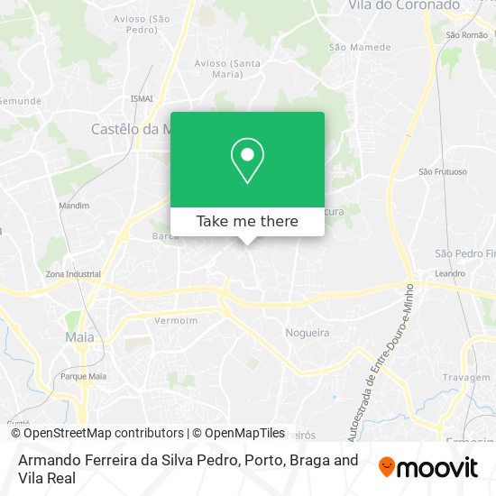 Armando Ferreira da Silva Pedro map