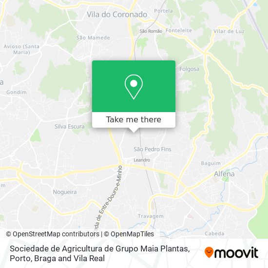 Sociedade de Agricultura de Grupo Maia Plantas map