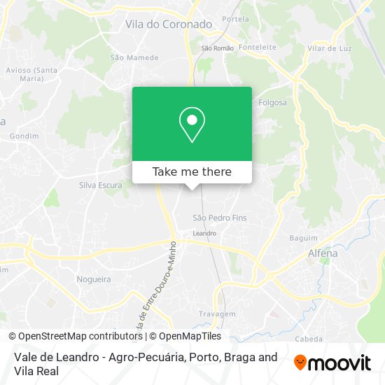 Vale de Leandro - Agro-Pecuária map