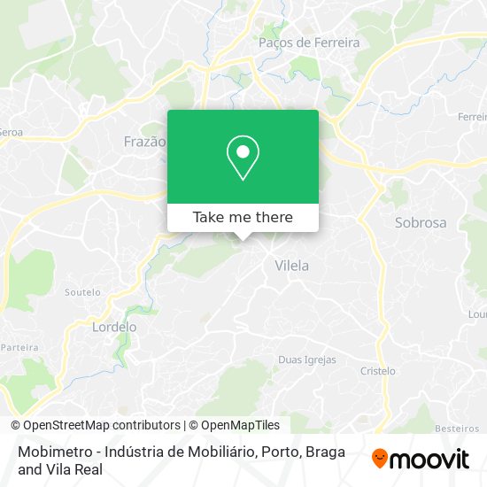 Mobimetro - Indústria de Mobiliário map