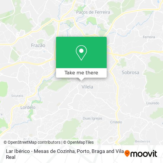 Lar Ibérico - Mesas de Cozinha map