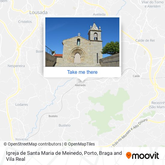 Igreja de Santa Maria de Meinedo map