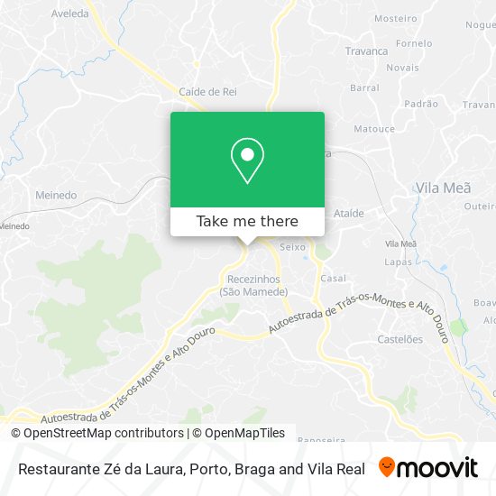 Restaurante Zé da Laura mapa