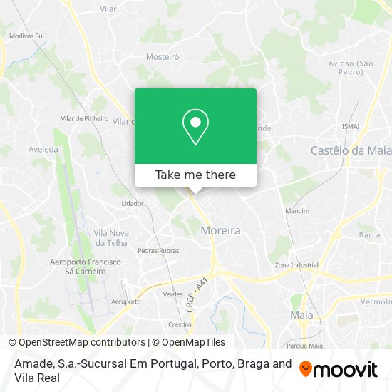 Amade, S.a.-Sucursal Em Portugal map