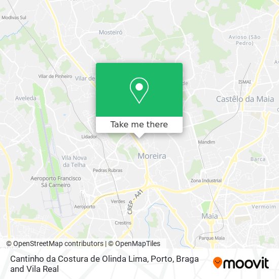 Cantinho da Costura de Olinda Lima map