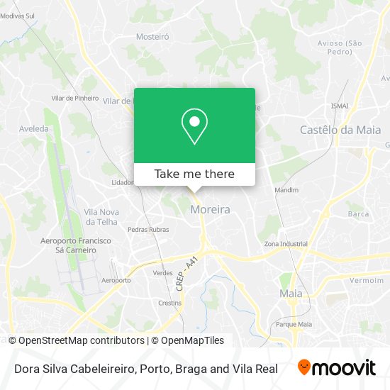 Dora Silva Cabeleireiro mapa