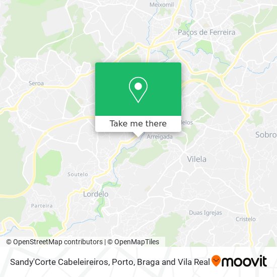 Sandy'Corte Cabeleireiros map