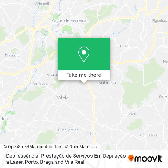 Depilessência- Prestação de Serviços Em Depilação a Laser mapa