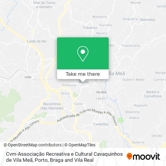 Cvm-Associação Recreativa e Cultural Cavaquinhos de Vila Meã map