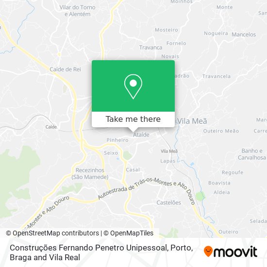 Construções Fernando Penetro Unipessoal mapa