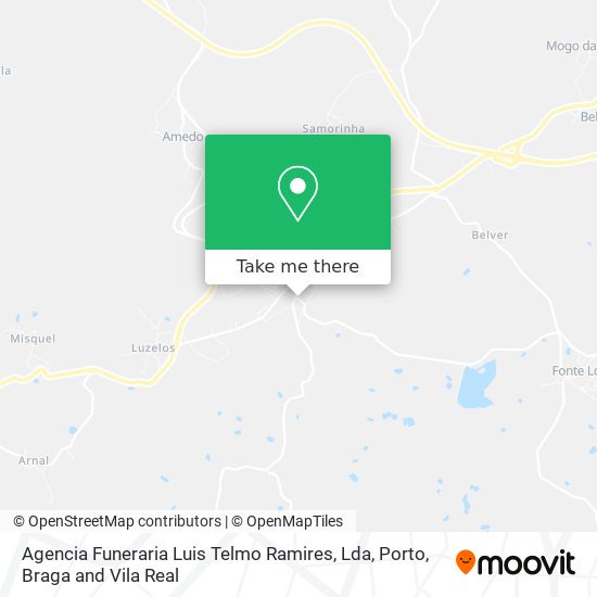 Agencia Funeraria Luis Telmo Ramires, Lda map