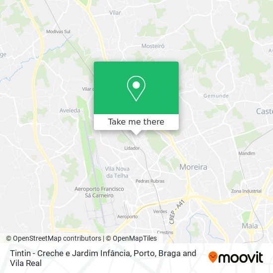 Tintin - Creche e Jardim Infância map