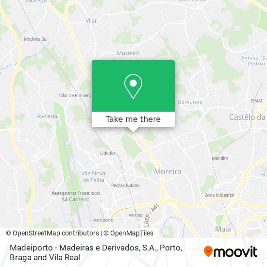 Madeiporto - Madeiras e Derivados, S.A. map