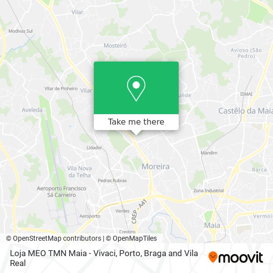 Loja MEO TMN Maia - Vivaci map