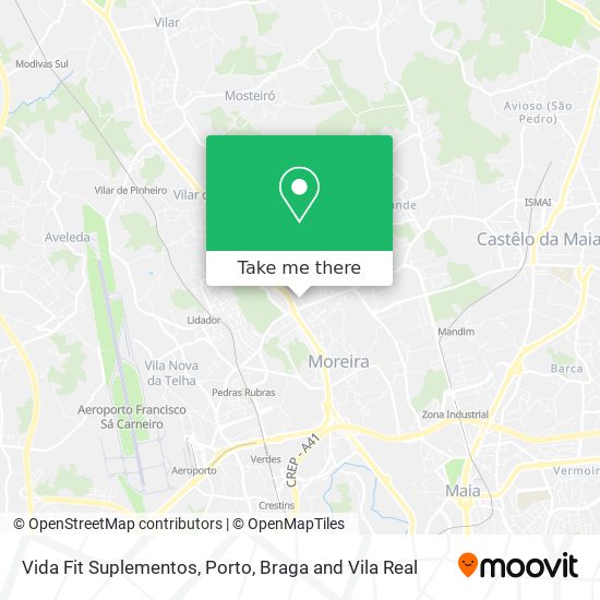 Vida Fit Suplementos map