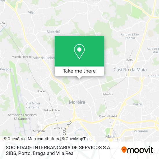 SOCIEDADE INTERBANCARIA DE SERVICOS S A SIBS mapa