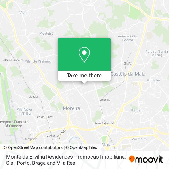 Monte da Ervilha Residences-Promoção Imobiliária, S.a. map