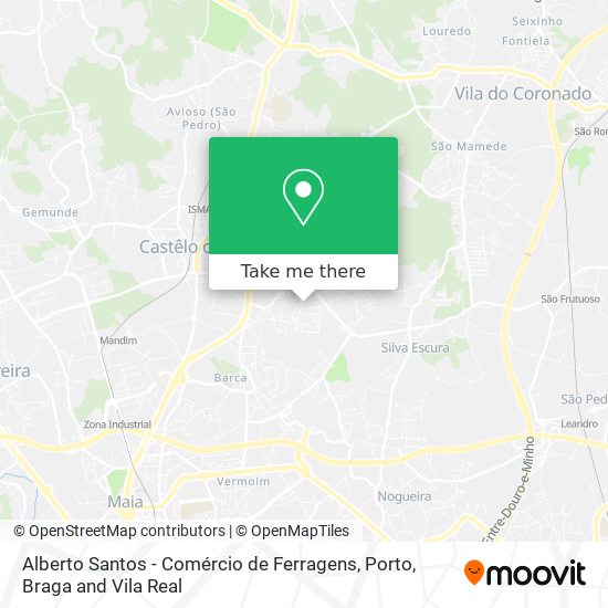 Alberto Santos - Comércio de Ferragens map