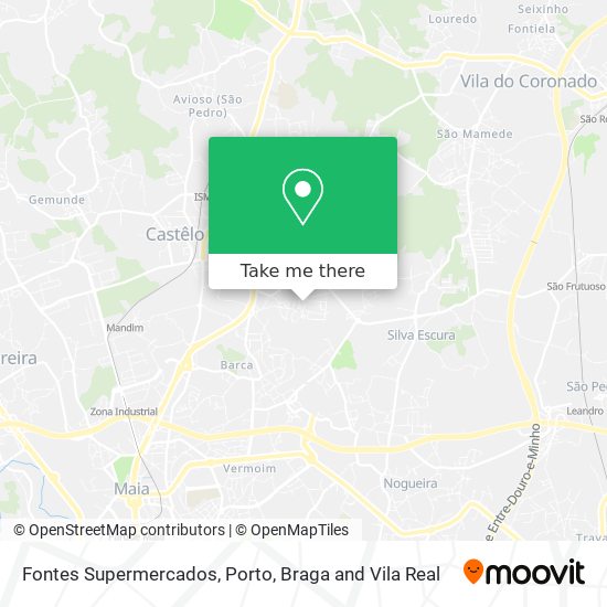 Fontes Supermercados mapa