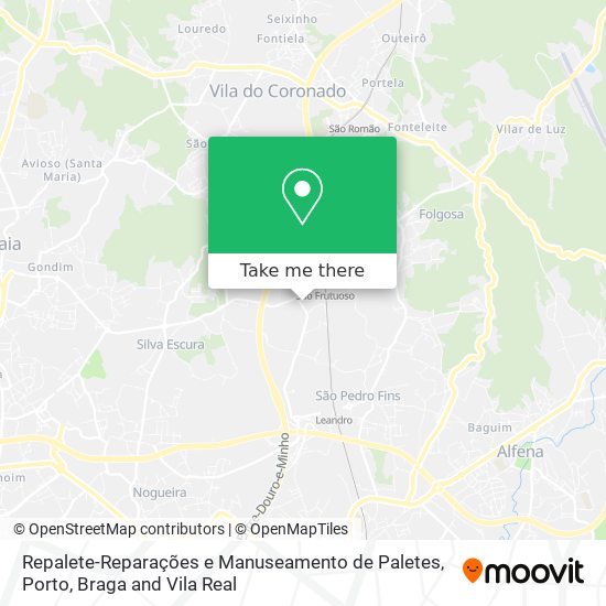 Repalete-Reparações e Manuseamento de Paletes map