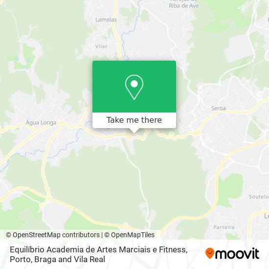 Equilíbrio Academia de Artes Marciais e Fitness mapa