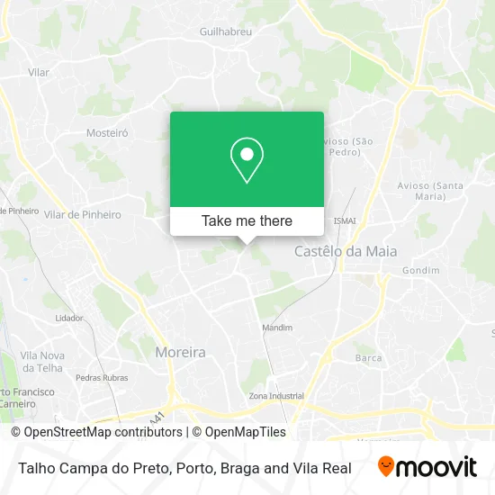 Talho Campa do Preto map