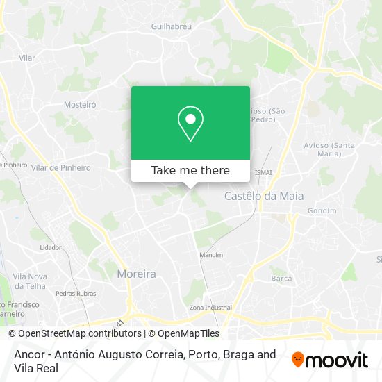 Ancor - António Augusto Correia mapa