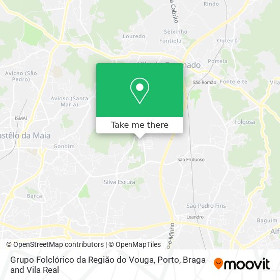 Grupo Folclórico da Região do Vouga map