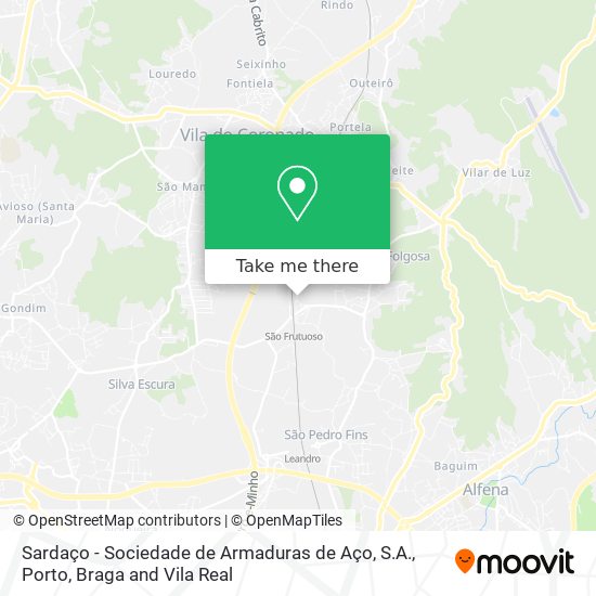 Sardaço - Sociedade de Armaduras de Aço, S.A. map