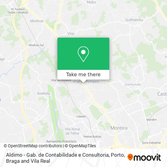 Aldimo - Gab. de Contabilidade e Consultoria map