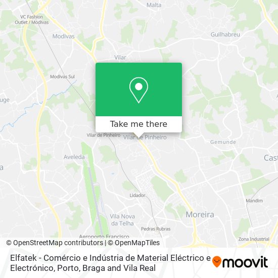 Elfatek - Comércio e Indústria de Material Eléctrico e Electrónico map