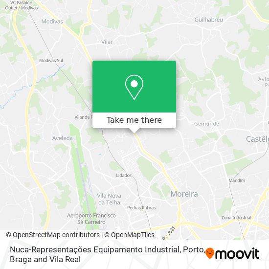 Nuca-Representações Equipamento Industrial mapa