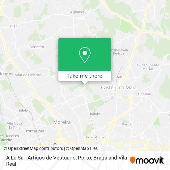 A Lu Sa - Artigos de Vestuário map