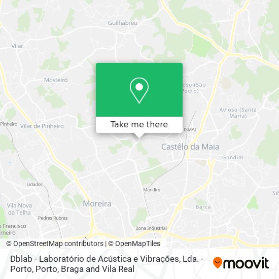 Dblab - Laboratório de Acústica e Vibrações, Lda. - Porto map