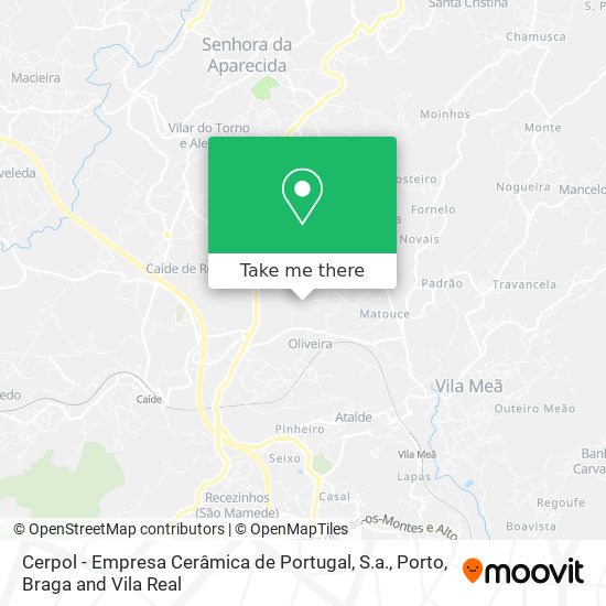 Cerpol - Empresa Cerâmica de Portugal, S.a. mapa
