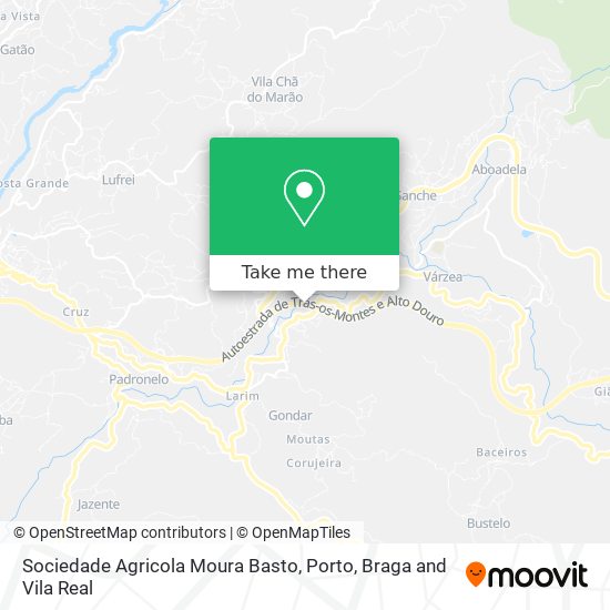 Sociedade Agricola Moura Basto map