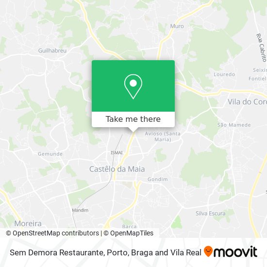 Sem Demora Restaurante map