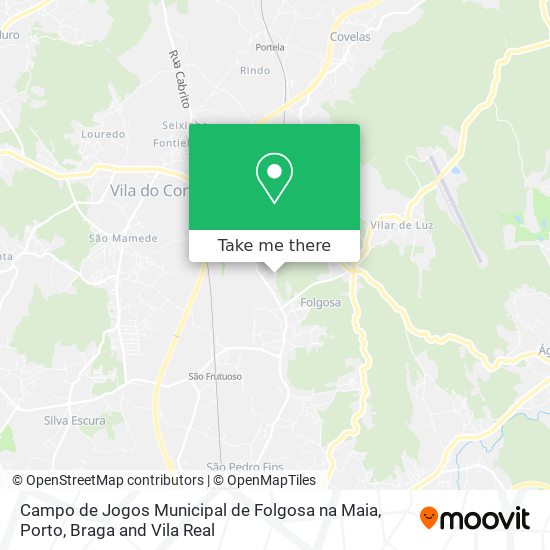 Campo de Jogos Municipal de Folgosa na Maia map