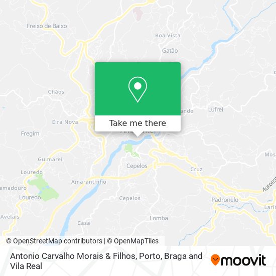 Antonio Carvalho Morais & Filhos map