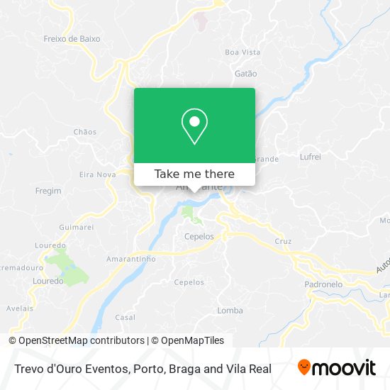 Trevo d'Ouro Eventos map